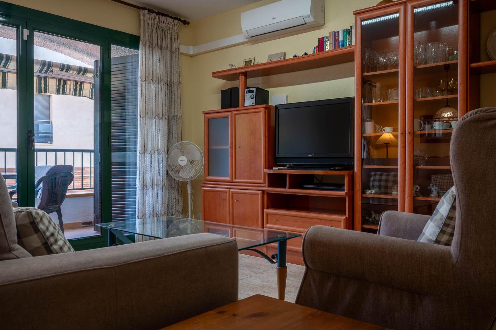 Апартаменти At044 Cerca De La Playa, Con Piscina Y Airco Торрадамбарра Екстер'єр фото